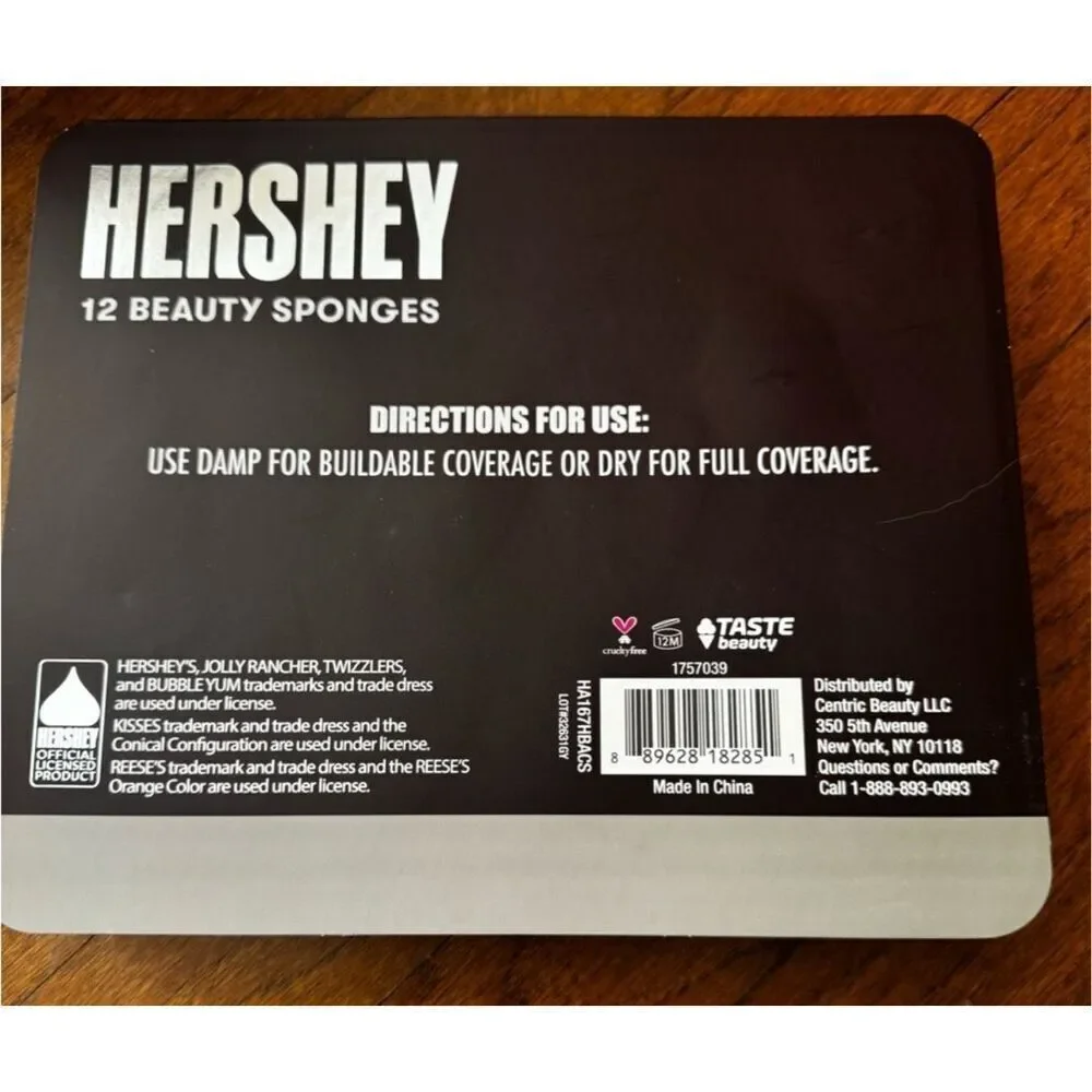 Hersheys Beauty Blending Makeup Sponges 12 PC Giftable Colorful Cosmetic NEW